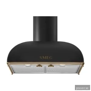 Smeg Serie Colonial Vägghängd Köksfläkt KS59AOE2 (antracit 60cm)