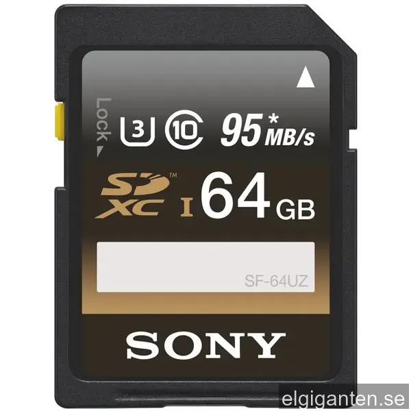 Sony SF-64UZ SD minneskort 64 GB