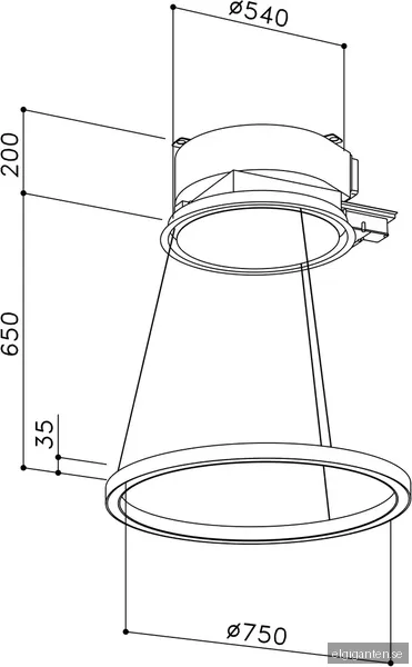 Witt Halo köksfläkt
