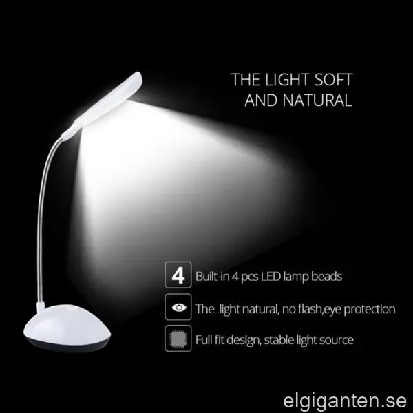 Batteridriven LED bordslampa