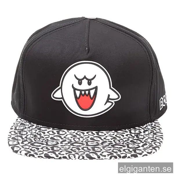 Nintendo Boo keps (svart, vit)