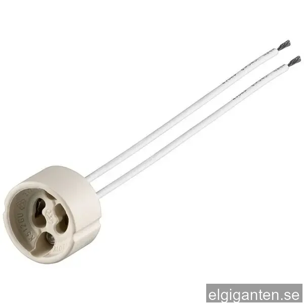 GU10 Sockel med kablar för Halogenlampor