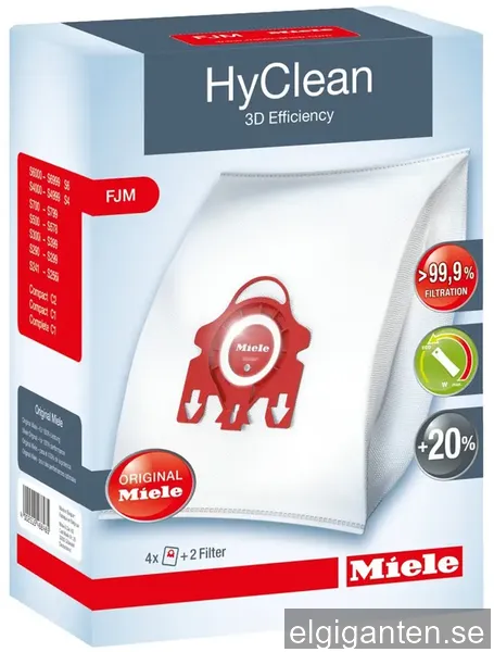 Miele HyClean FJM 3D Dammsugarpåse för Miele dammsugare