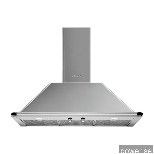 Smeg Serie Victoria Vägghängd Köksfläkt KT90XE (rostfri 90cm)