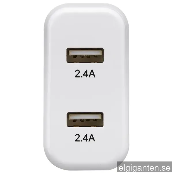 Sandstrøm reseladdare 4.8A (vit)