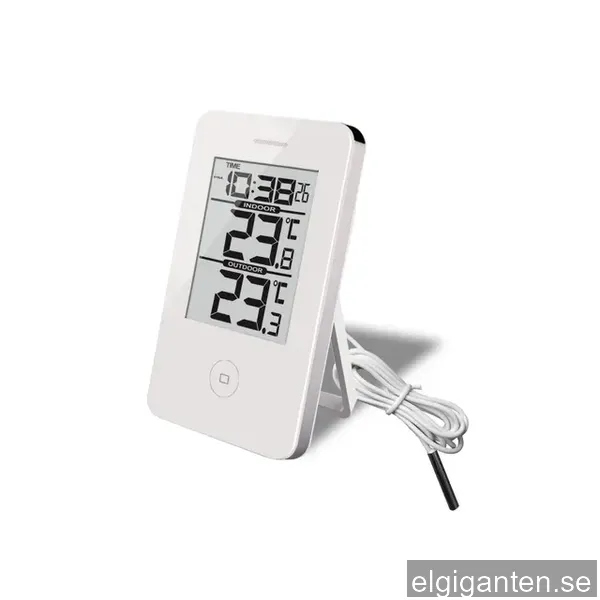 TERMOMETERFABRIKEN Termometer och Klocka Digital