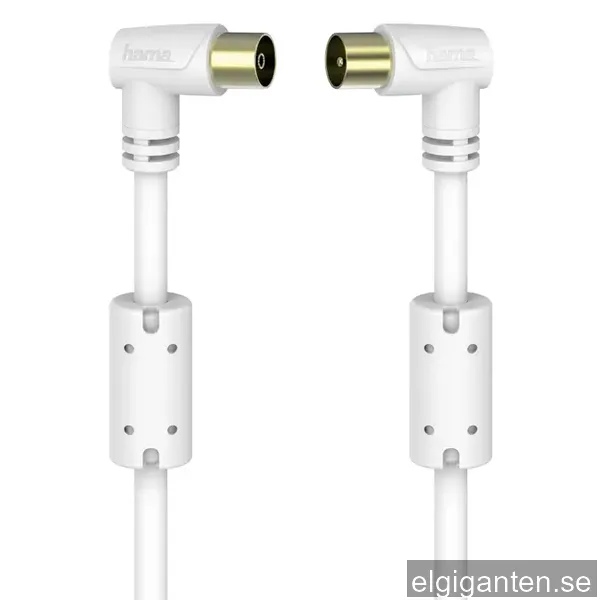 Hama antenn koaxialkabel 90°, 95 dB (1.5 m/vit)