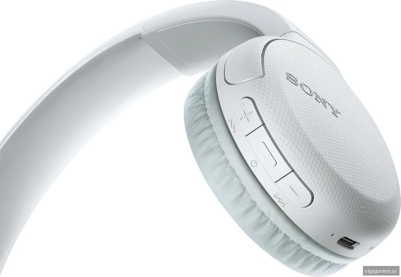Sony WH-CH510 trådlösa on ear-hörlurar (vita)