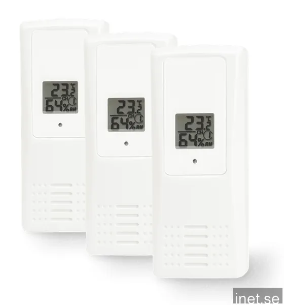Telldus inomhus/utomhus klimatsensor 3-pack