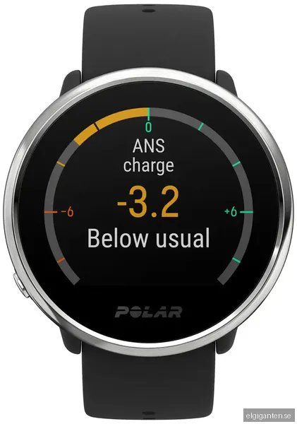 Polar Ignite träningsklocka M/L (svart/silver)