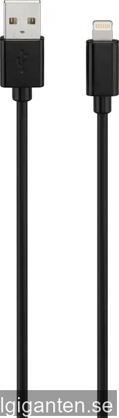 Goji Lightning-kabel 1.8m (svart)
