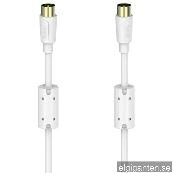 Hama antennkabel koaxial flexi-slim 90 dB (1,5 m/vit)