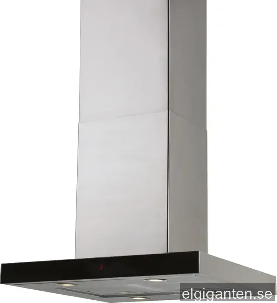 EICO Frihängande Köksfläkt 4319 (rostfri/svart 60cm)