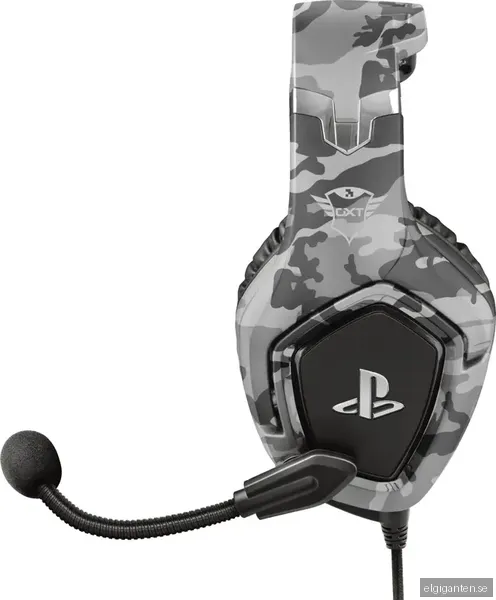 Trust GXT 488 Forze-G headset för gaming för PS4 (grå kamouflage)