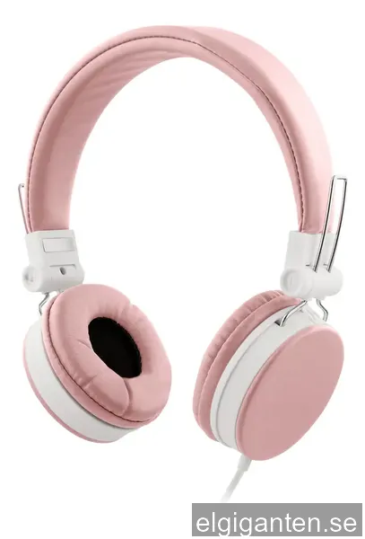 STREETZ Hörlurar med Mikrofon - Rosa