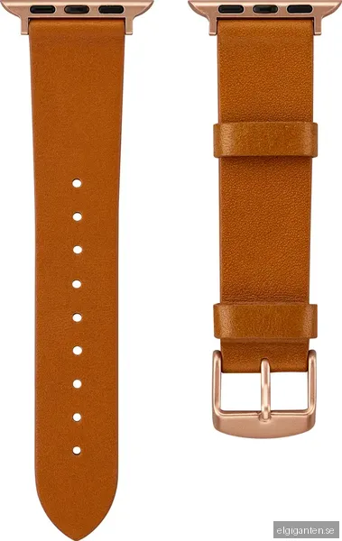 Sandstrøm Apple Watch läderarmband 38-41mm (beige)