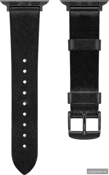 Sandstrøm Apple Watch läderarmband 38-41mm (svart)