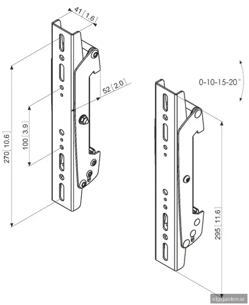 Vogels Pro PFS 3302 monteringskomponent för skärm