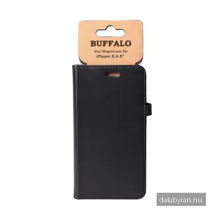 BUFFALO Mobilfodral Svart iPhone Xs Max 6,5"