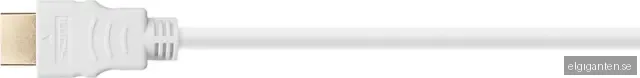 Deltaco 8K HDMI 2.1-kabel (2 m, vit)