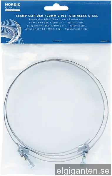 Nordic Quality slangklämma 2-pack 352454
