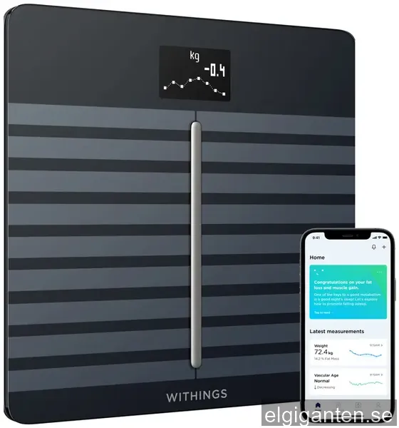 Withings Body Cardio badrumsvåg WITWBS04BK (svart)