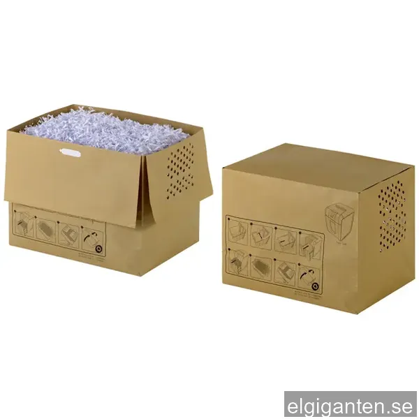 Rexel AutoPlus 500X återvinningsbara avfallspåsar (80 l)