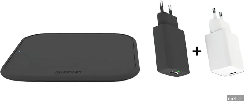 Zens iPhone Starter Pack med 10W trådlös och 18W trådbunden laddare