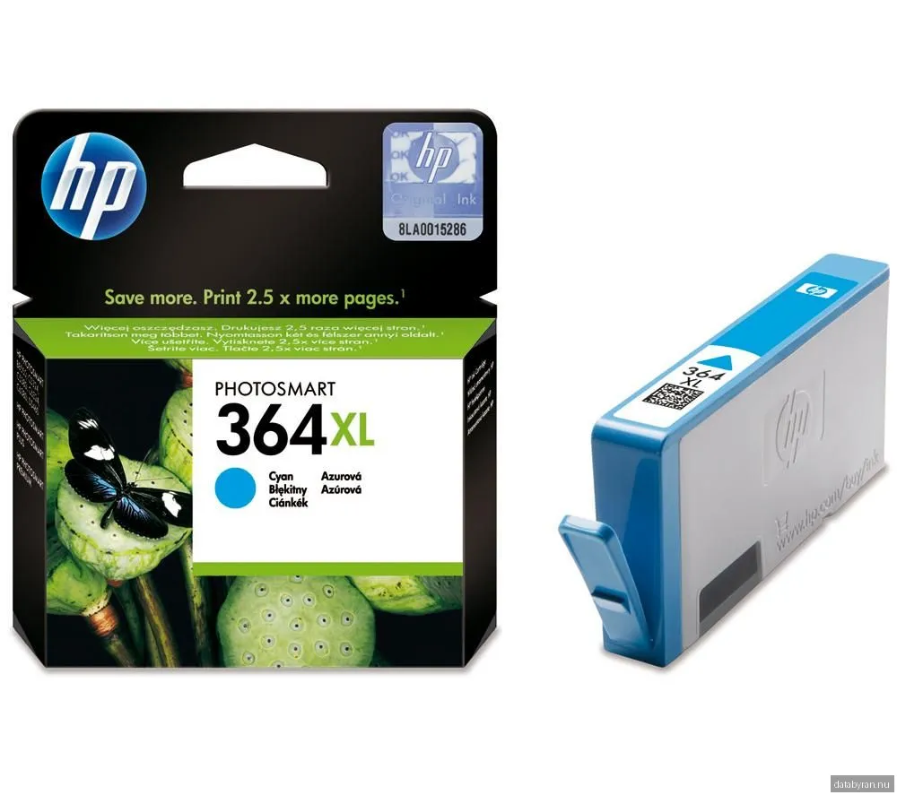 HP Bläckpatron 364 XL Cyan