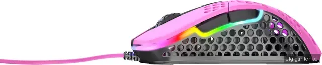 Xtrfy M4 RGB mus för gaming (rosa)
