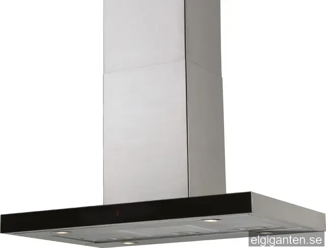 EICO Frihängande Köksfläkt 4441 (rostfri/svart 90cm)