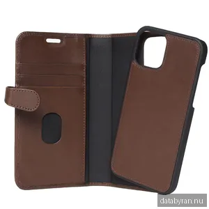 BUFFALO 2in1 Wallet Leather 3 card iPhone 12 / 12 Pro Brown