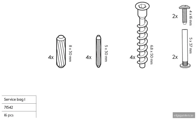 ESP Screws Click underskåp
