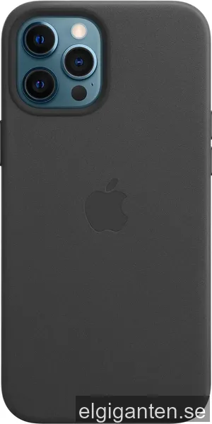 Apple iPhone 12 Pro Max Leather Case with MagSafe - Black