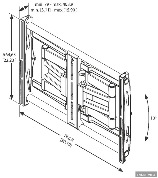 Vogels Pro PWF 6851 väggfäste