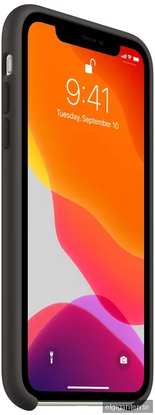 iPhone 11 silikonskal (svart)