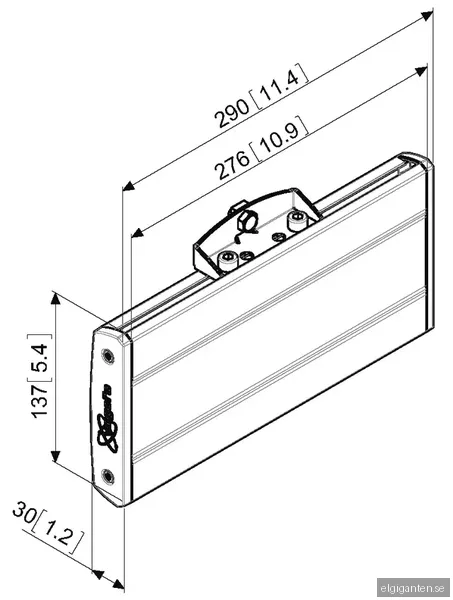Vogels Pro PFB 3402 monteringskomponent (svart)