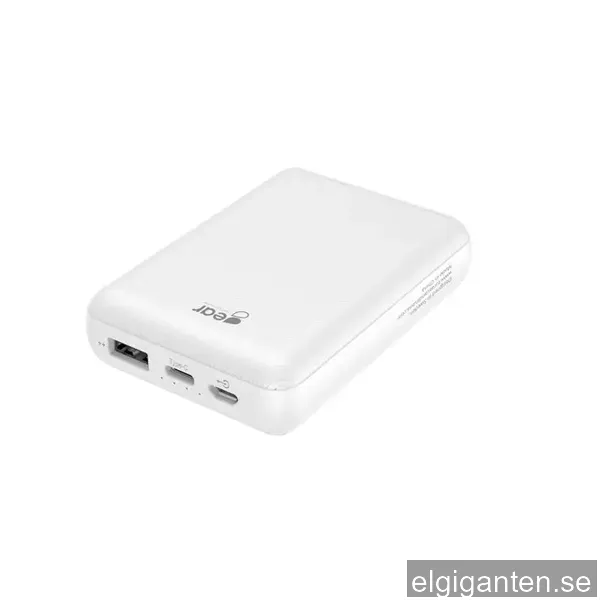 GEAR Powerbank 10 000mAh LiPolymer Ultracompact 2.1A 1xUSB-C 1xUSB-A 1xMicroUSB Vit