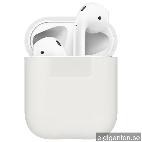 Elago AirPods silikonfodral (vit)