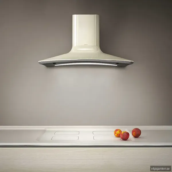 EICO Vägghängd Köksfläkt 2587 (beige 85cm)