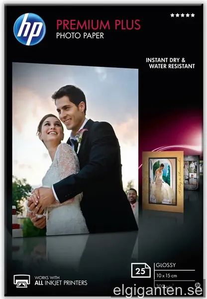 HP Fotopapper Premium Plus 25 ark