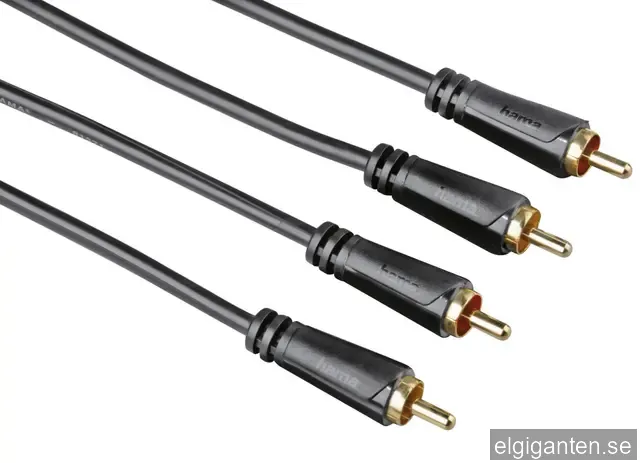 Hama Ljudkabel 2 x RCA - 2 x RCA (10 m)