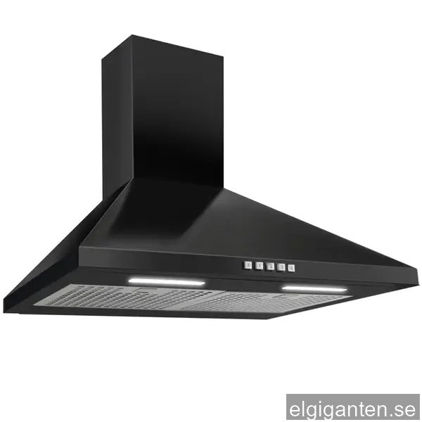 Ecotronic Vägghängd Köksfläkt EPH609B (svart 60cm)