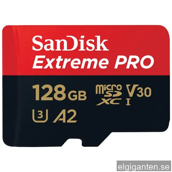 SanDisk MicroSDXC Extreme Pro 128 GB minneskort