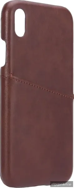 ONSALA Mobilecover Brown iPhone XR Creditcard Pocket