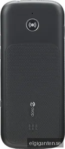Doro 780X mobiltelefon (svart/vit)