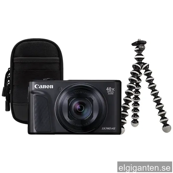 Canon PowerShot SX740 resekit (svart)
