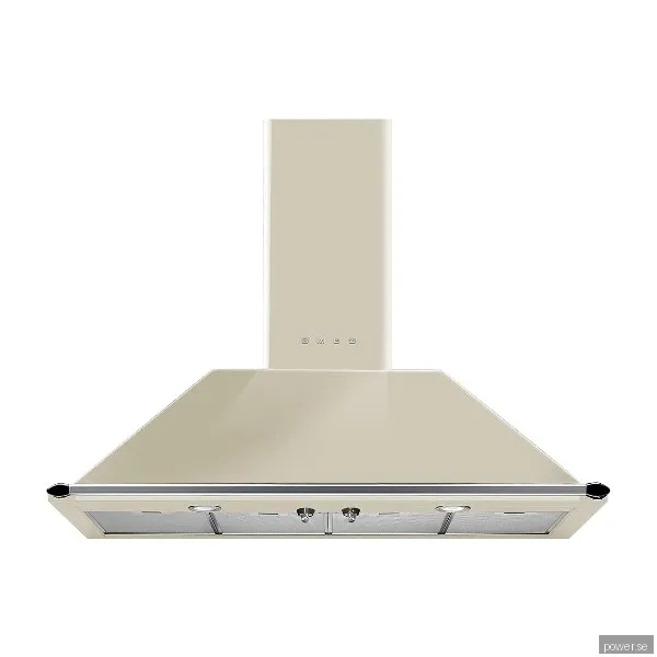 Smeg Serie Victoria Vägghängd Köksfläkt KT110PE (creme 110cm)