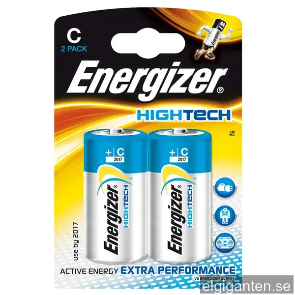 Energizer Ultimate HighTech C-batterier2-pack