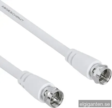 Hama Satellitkabel (5 m) vit